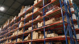 inside a storage warehouse