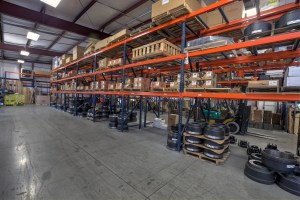 inside a storage warehouse
