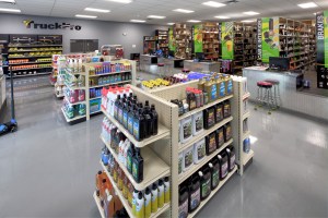 inside a TruckPro store