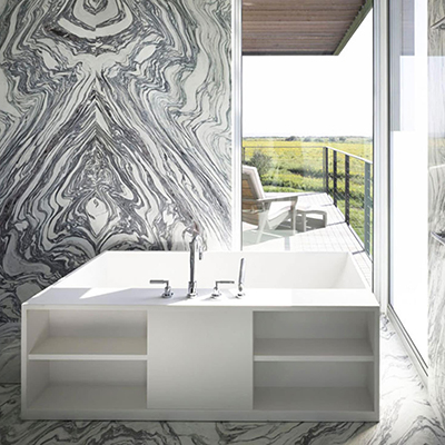 white bath tab