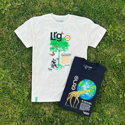 LRG, a Mad Engine brand division, launches its first sustainable capsule to honor Earth Day