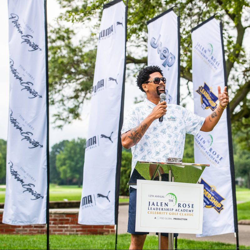 Why Jalen Rose appreciates Tom Gores’, Platinum Equity’s decade-long support of JRLA annual golf outing fundraiser