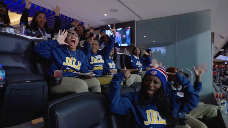 Students in the suite